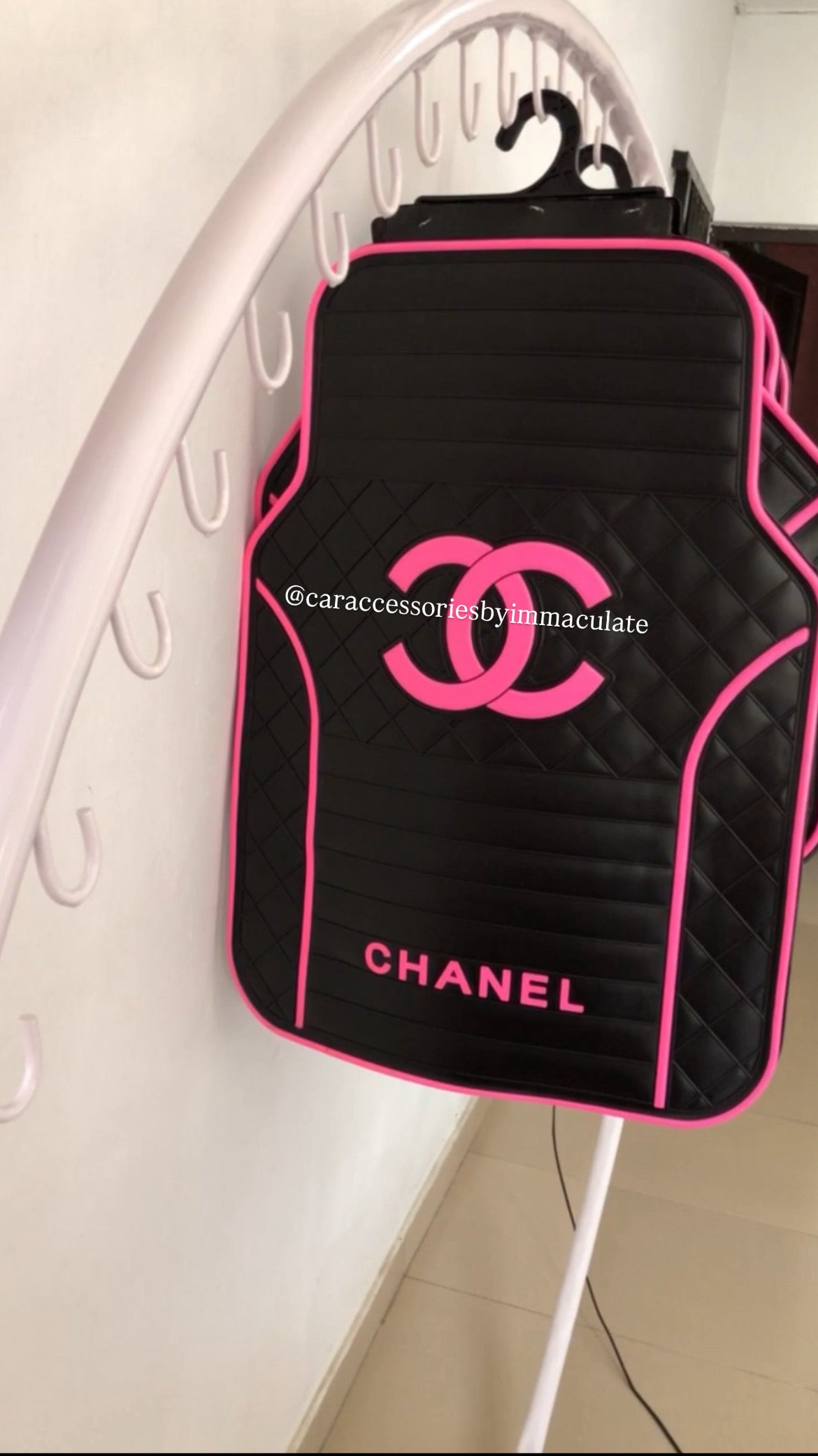 Cc (Black and hot pink taped tip) 5pcs mats