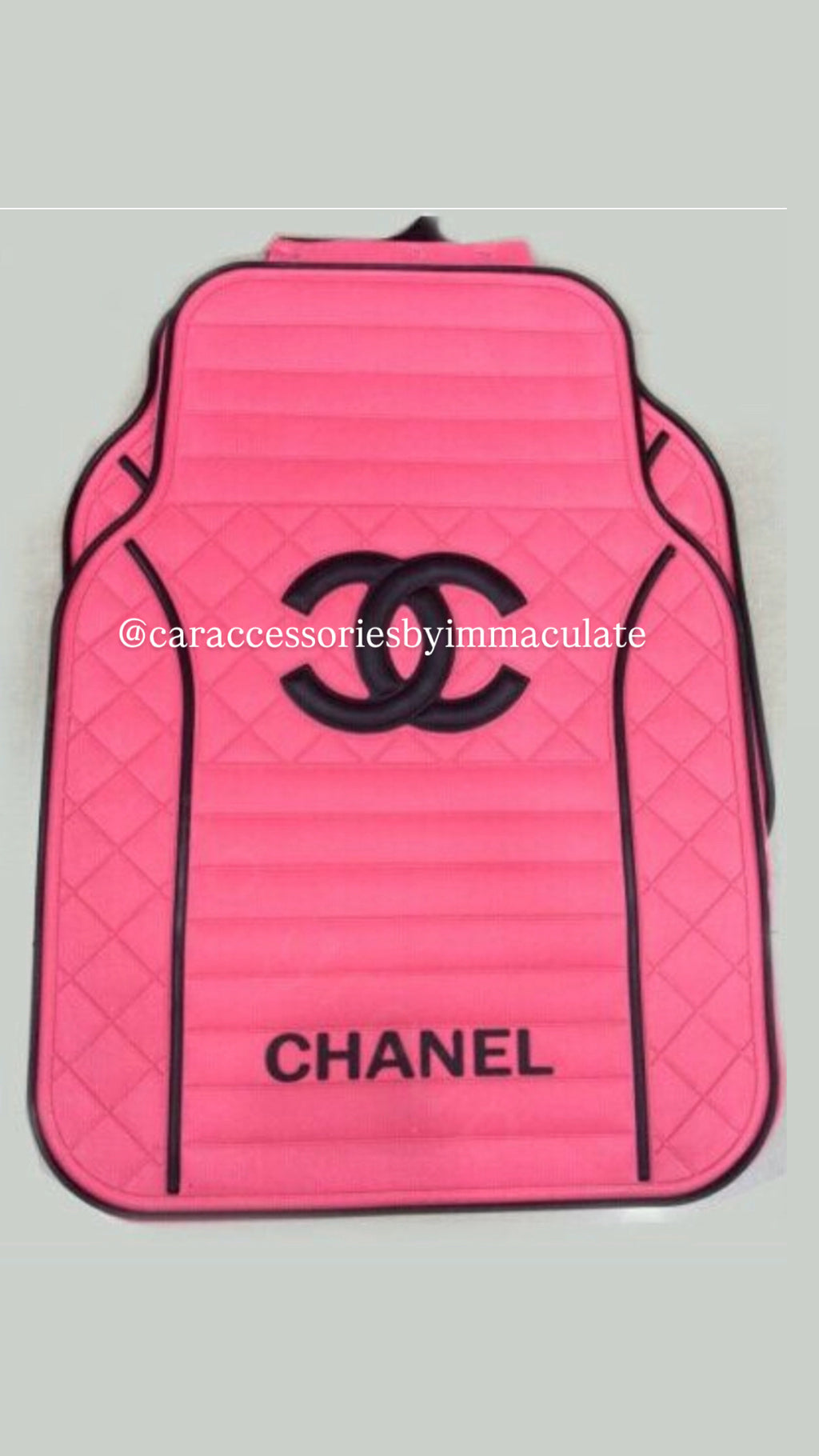 Cc (pink Barbie and black) 5pcs mats