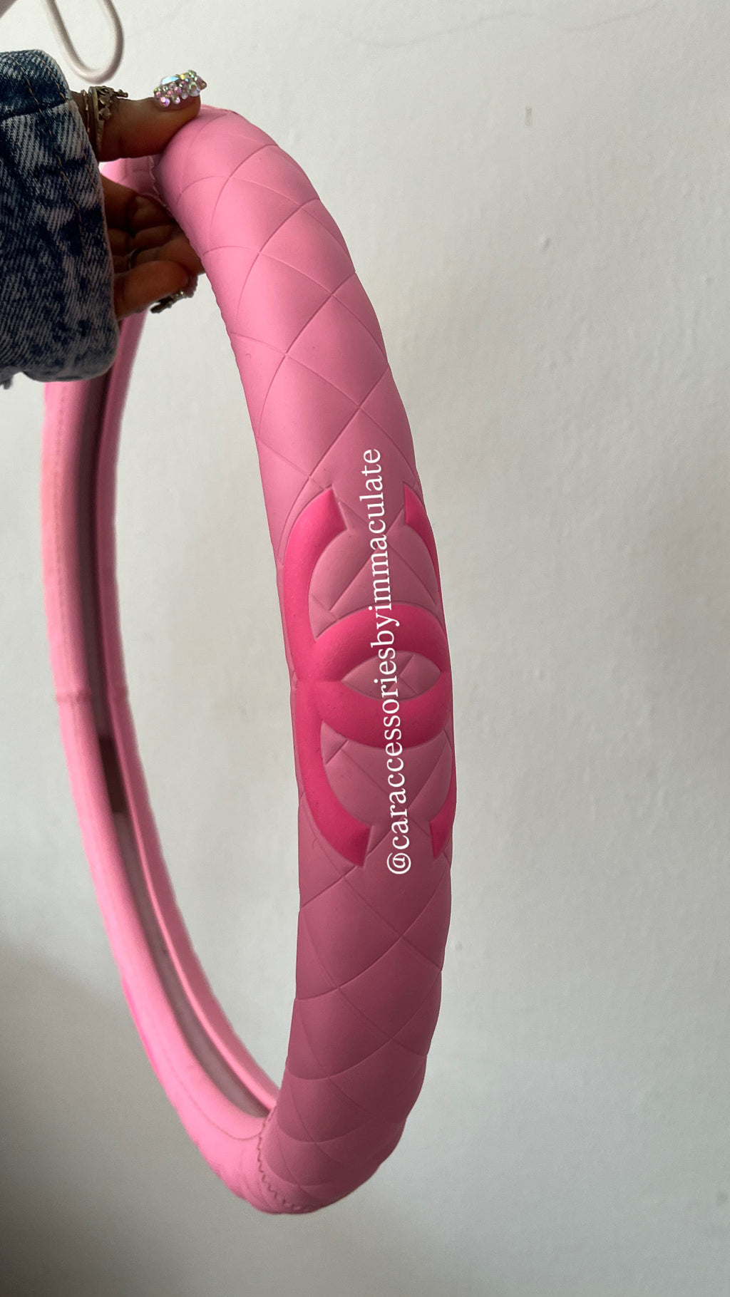 Cc (pink Barbie) steering cover