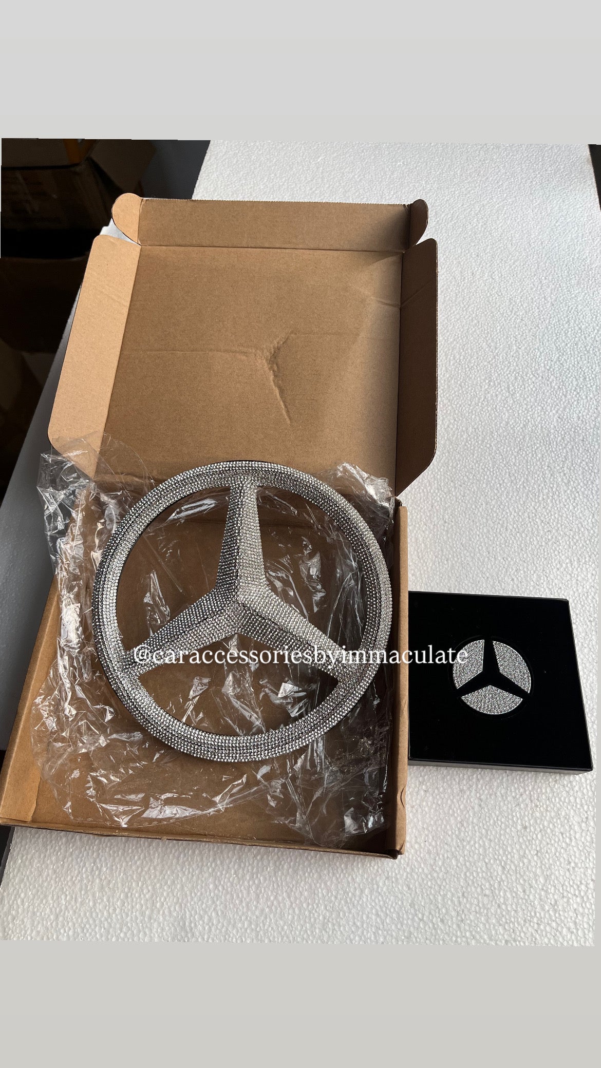Mercedes Benz front logo and steering logo bundle