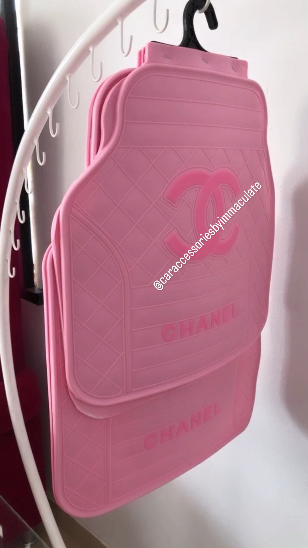Cc (pink Barbie) Car Mats (5pcs)