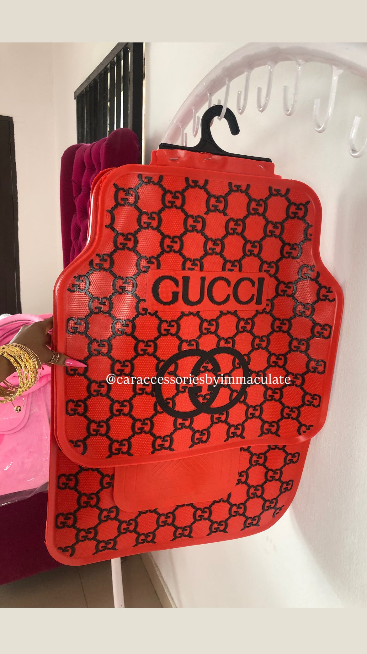 GG (Red and black) 5pcs mats