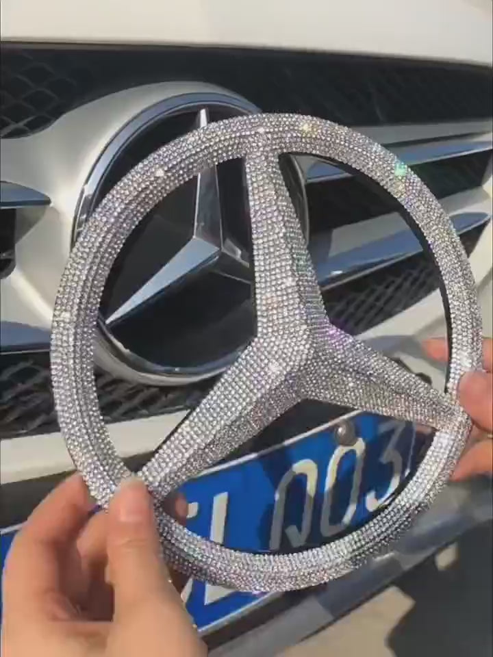 Mercedes Benz Bling (Silver) front grile logo