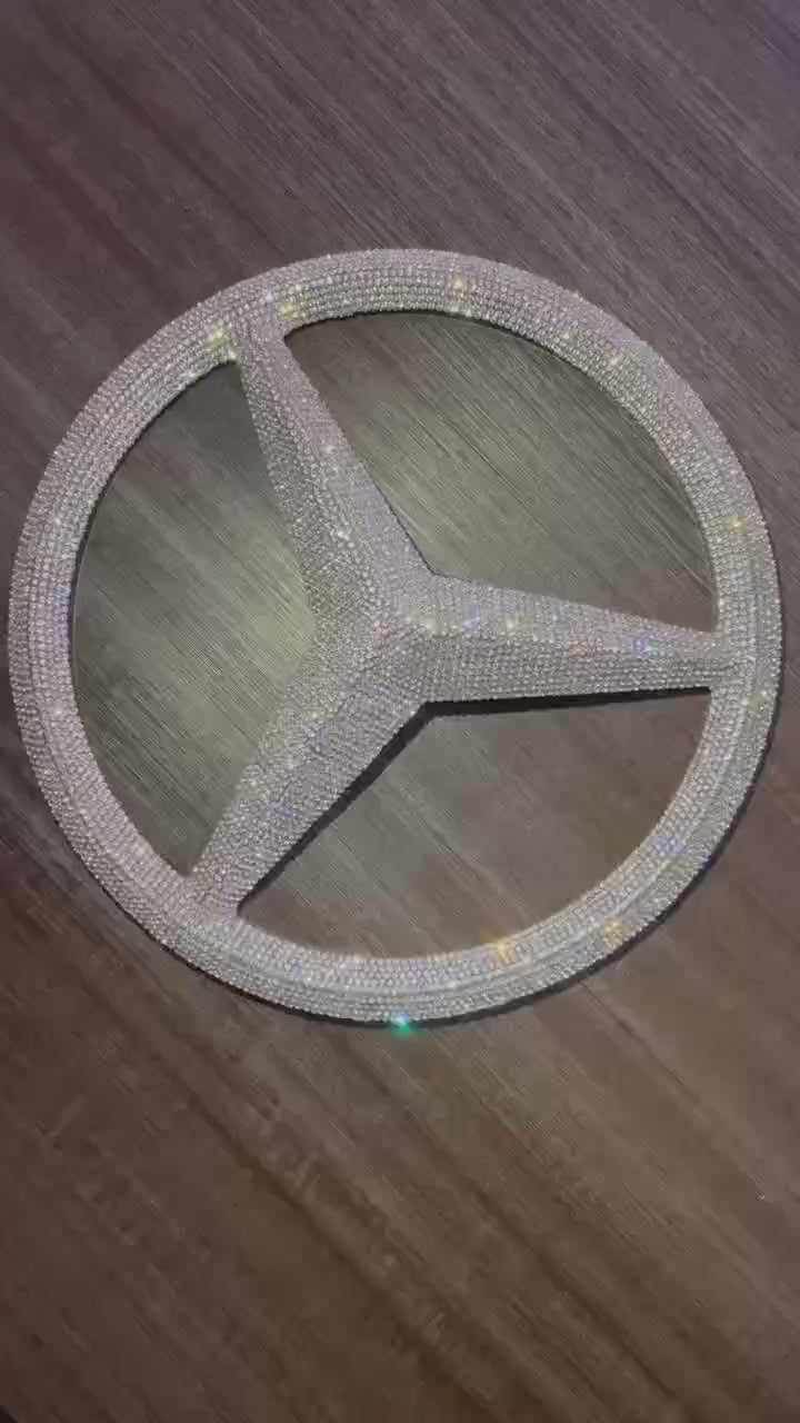 Mercedes Benz Bling (Silver) front grile logo
